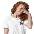thumbnail image 4 of COOL CAT ACTUAL LIFE ORGANIC COTTON EMBROIDERED T-SHIRT White - 2XL, 4 of 4
