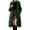 Green, variant on Womens Coats Hooded Long Horizontal Quilted Puffer Coat Full Zip Warm Winter Jacket, Brown S-3XL