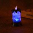 thumbnail image 3 of Velas de Calabaza YONGSHENG Sin Llama LED de Cera Real con Pilas Luz Cálida Castillo Bruja, 3 of 5
