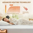 thumbnail image 5 of HOMTEC Heated Mattress Pad California King Size, Electric Bed Warmer with Dual Controllers Memory & Preheat Function (12 Heat Setting | 12 Hours Auto Off | Fit Up to 24 Inch Deep Pocket), 5 of 9