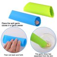 thumbnail image 4 of Paokuoon Hanging Hole Design Easy Labor Saving 2Pcs Manual Garlic Peeler Silicone Skin Remover Kitchen Cooking Accessory, 4 of 7