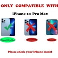 thumbnail image 5 of iPhone 11 Pro Max Case, Luxury Holographic Cute Laser 3D Shell Pattern Flashing Flash Wave Shaped Phone Case for Women and Girls Silicone Protective Case (iPhone 11 Pro Max 6.5 inch), 5 of 10