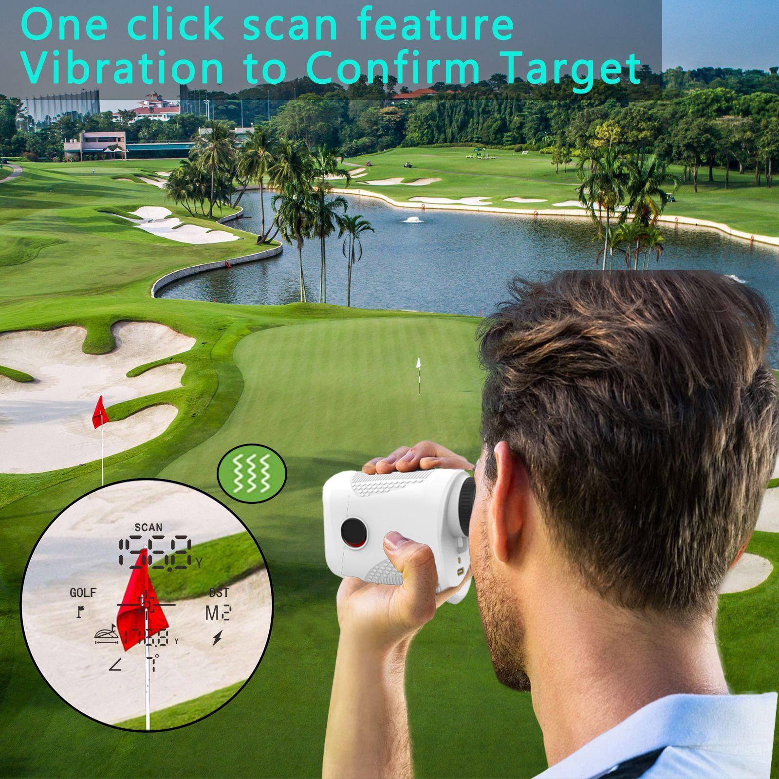 Teetheory Golf Rangefinder, 1200 Yard Golf Laser Rangefinder, 7X Magnification Golf Distance Rangefinder