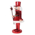 thumbnail image 2 of Cascanueces Decorativo de Plástico Rojo 28 cm de Altura | Figura Navideña Clásica para Decoración de Interiores | Ideal para Navidad, Hogar, Oficinas y Eventos Festivos, 2 of 4