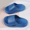 thumbnail image 6 of adviicd Boys Slippers Kids Cloud Slides Boys Girls Shower Slippers Slip on Slide Sandals Non-slip Summer Beach Pool Shoes (Blue,12), 6 of 6