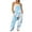 Sky Blue womens jumpsuits, variant on up to 60% off Gifts Usmixi Womens Jumpsuits Wide Leg Loose Overalls Spaghetti Strap Jumpsuits with Pocket Casual Tie-Dye V-Neck Sleeveless Long Summer Rompers Multicolor xl