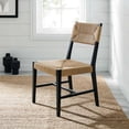 thumbnail image 7 of Modway Bodie 21" Modern Elm Wood/Paper Rope Dining Chair in Black/Natural, 7 of 7