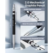 STAGEEK Mechanical Pencil Set with Case 37 Count, Drawing Pencils 0.3, 0.5, 0.7, 0.9MM & 2PCS 2MM Sketching Pencils with 492PCS Lead Refills (6B 4B 2B HB 2H 4H Color) for Artist Drafting Drawing