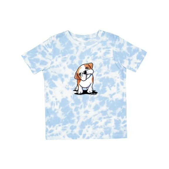 Inktastic Kiniart Bulldog Puppy Boys or Girls Toddler T-Shirt