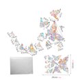 thumbnail image 7 of Unique Bargains Non-Adhesive Reusable Rainbow Window Stickers Light Blue Butterfly, 7 of 7