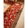 thumbnail image 6 of Rugsotic Carpets Hand Tufted Wool Eco-Friendly Area Rugs - 10'x13', Rectangle, Red Beige, Modern Contemporary Design, High Pile Handmade Anti Skid Rugs for Living Room, Bed Room (K00106), 6 of 11