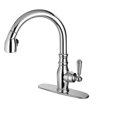 thumbnail image 1 of La Toscana USCR591ANT Single Handle Kitchen Faucet Pull-Down Spout Polish Chrome, 1 of 1