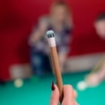 thumbnail image 2 of 20 Pcs Pool Cue Tips Leather Billiard Cue Tips Leather Pool Cue Replacement Tips, 2 of 8
