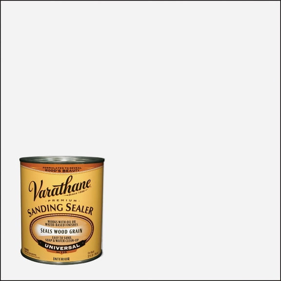 Rust-Oleum Sanding Sealer - Easy Clean, Water Based, Clear - 1 Quart — Exterior Wood Surfaces, UV-Resistant Formula