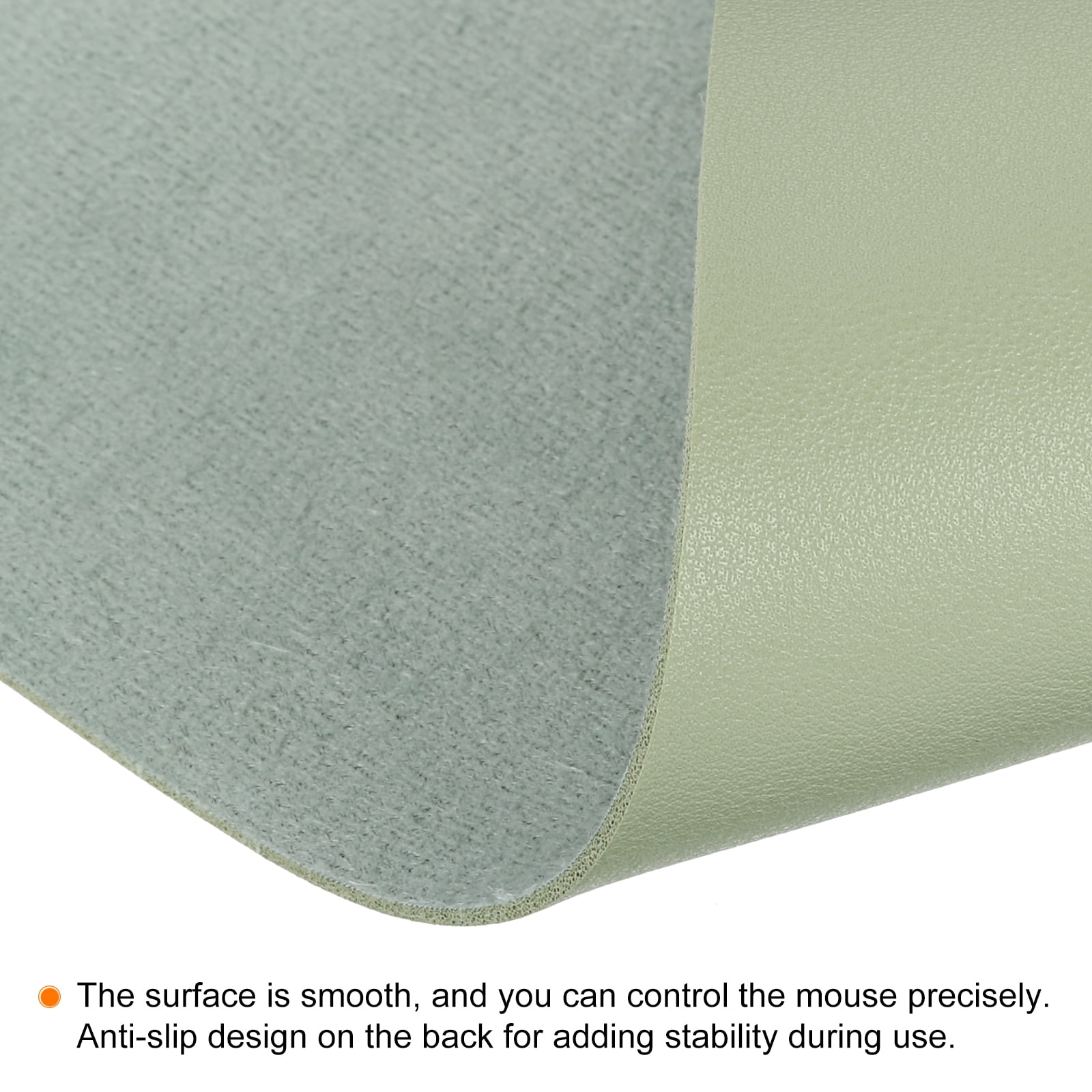 Unique Bargains Desk Mat Protector Non-Slip Mouse Pad for Office Home Green 35x70