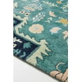 thumbnail image 4 of Hand-Tufted Bohemian Wool Area Rug | 100% New Zealand Wool Carpet for Living Room, Bedroom & Home Décor(Teal_8X10), 4 of 4