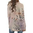 thumbnail image 6 of BEFOKA Women's Lightweight Longer Length Open-Front Long-Sleeve Sweater Floral Print Oversized Cardigans Summer Mesh Long Flowy Kimonoes Cardigans Beach Cover Up Tops Long Flowy Going Out top S_5X, 6 of 6