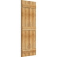 thumbnail image 2 of 21 1/2"W x 56"H TimberCraft Four 5 3/8" Boards Joined Board-n-Batten Shutters, Rough Sawn Western Red Cedar (Per Pair), 2 of 13