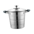 thumbnail image 3 of Elodie Stainless Steel Fryer Pot Fryer Pot with Steamer Sheet for Home French Fries 5L, 3 of 8