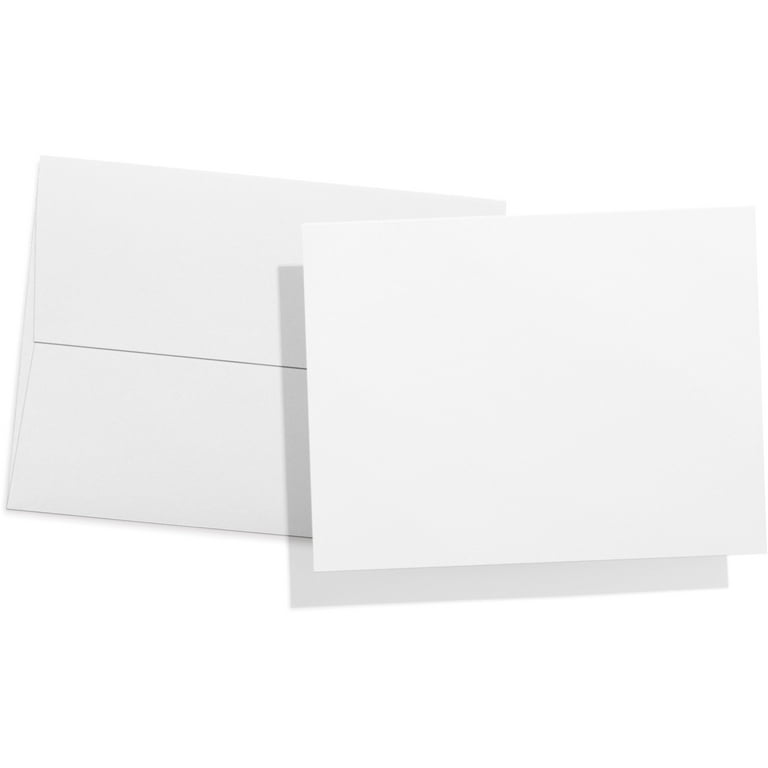 Blank Cards With Envelope, 12,5x12,5 cm, 11,5x16,5 cm, Natural, 10