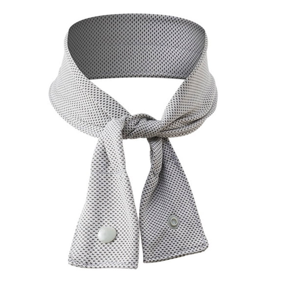 Adjustable Chilled Scarf For Summer Heat Relief Reusable Neck Wrap With Moisture Wicking Technology Ice Pack Scarf
