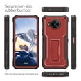 thumbnail image 4 of ExoGuard For Nokia 8 V 5G UW Case, Phone Case with Screen Protector and Kickstand (Red), 4 of 6