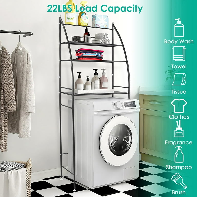 Metal Free Standing Laundry Room Organizer