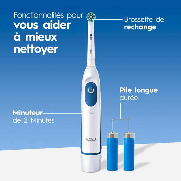 Oral B Pro Clean Battery Toothbrush, Deep Clean - White, with (1