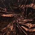 thumbnail image 4 of Deep Brown Crushed Stretch Velvet Solid, 4 of 5