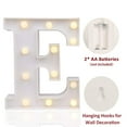 thumbnail image 2 of LED Marquee Letter Lights Sign, Light Up Alphabet Letter for Home Party Wedding Decoration E, 2 of 5