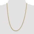thumbnail image 4 of FJC Finejewelers 14 kt Yellow Gold Curb Lightweight Flat Cuban Chain 26 Inches x 3.1 mm, 4 of 8