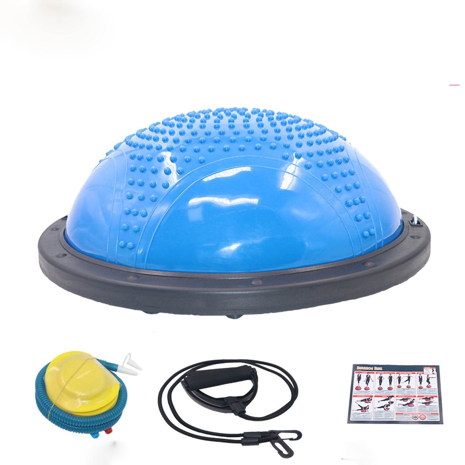 Stability Half Ball,Balance Trainer Ball Yoga Balance Trainer Ball Half Exercise Ball Remarkable Clarity