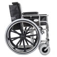 thumbnail image 4 of Silla De Ruedas Reforzada Asiento Vynil Con Elevapiernas HILPHY MEDICAL ACERO, 4 of 6