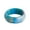 Blue, variant on Wide Smooth Resin Lady Ring - Colorful Cloud Thick Ring Jewelry Accessory