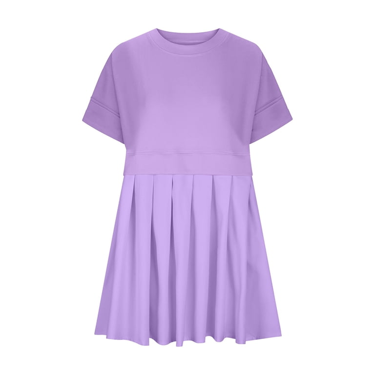 pleated popover dress UO Popover Pleated Babydoll Mini Dress