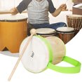 thumbnail image 1 of Instrumento de percusión infantil con baqueta instrumento musical de tambor de mano portátil, 1 of 6