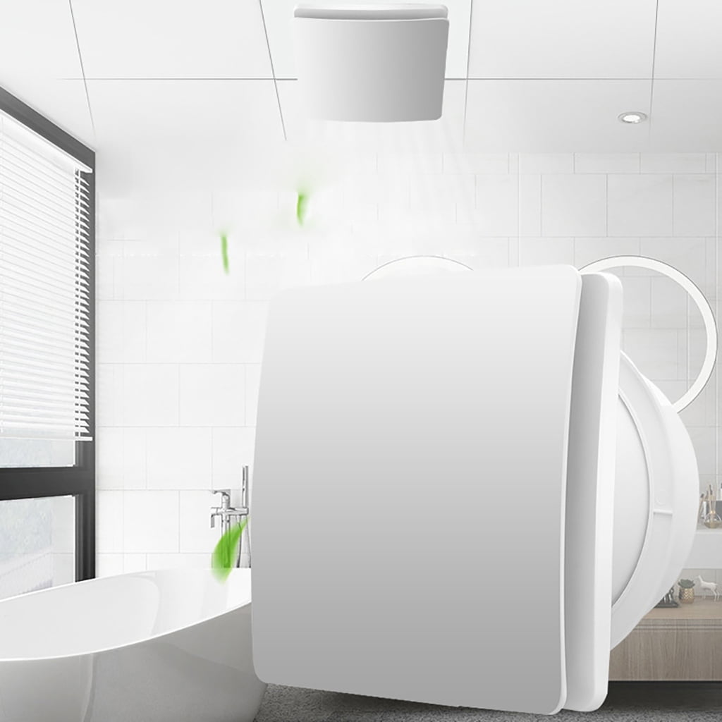 Low Noise Ventilation Fan Bathroom Exhaust Fan Kitchen Air Extractor Duct Fan for Window Wall Ceiling Mount Easy Use