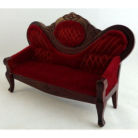 Upc 717425360106 Dollhouse Miniature 1 12 Scale Mahogany And Red