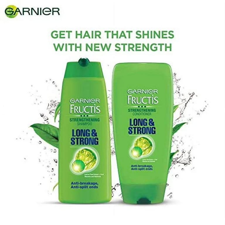 340ml & Garnier & Repairing, all Shampoo Long for types, Strong, Fructis, Strengthening hair