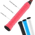 thumbnail image 5 of Tennis Racket Grip Tape, Overgrip Stretchy Non-Slip Absorb Sweat for Badminton Rod B17, 5 of 6