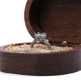 thumbnail image 3 of Wooden Ring Box, Jewelry Box Ring Holder Case Ring Box With Cushion For Wedding Proposal Engagement, 3 of 5