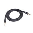 thumbnail image 1 of Cable auxiliar de 3,5 mm para auriculares, altavoces estéreo de coche, para cine en casa. negro, 1 of 9