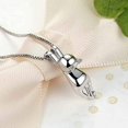 thumbnail image 4 of Htooo Power Collar Collar de Plata de Ley S925 con Gato, Collar con Colgante de Gato de Plata Mate, Collar de clavícula, 4 of 5