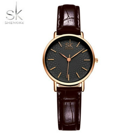 High Quality Leather Belt Ladies Waterproof Wrist (Best Quality Womens Watches)