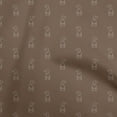 thumbnail image 1 of oneOone Georgette Viscose Brown Fabric Dog Sewing Fabric By The Yard Printed Diy Clothing Sewing Supplies 42 Inch Wide, 1 of 5
