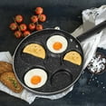 thumbnail image 4 of Non Stick Frying Pan,5 Round Holes Frying Frying Pan Kitchen Cookware Multi-Functional, 4 of 8