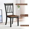 thumbnail image 6 of Costway Set of 2 Wood Dining Chair High Back Kitchen Whitesburg Side Chair Black, 6 of 11