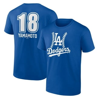 Men's Shohei Ohtani Royal Los Angeles Dodgers Japanese Letters T