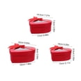 thumbnail image 2 of AURARMLET 3Pcs Valentine Day Red Heart Boxes Paper Box for Candy and Flower Packaging, 2 of 6