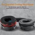 thumbnail image 4 of SOULWIT Cooling-Gel Earpads Cushions for Bose Headphones, Replacement Ear Pads for Bose QuietComfort 15 QC15 QC25 QC2 QC35/Ae2 Ae2i Ae2w/SoundTrue & SoundLink Around-Ear & Around-Ear II - Red Storm, 4 of 6